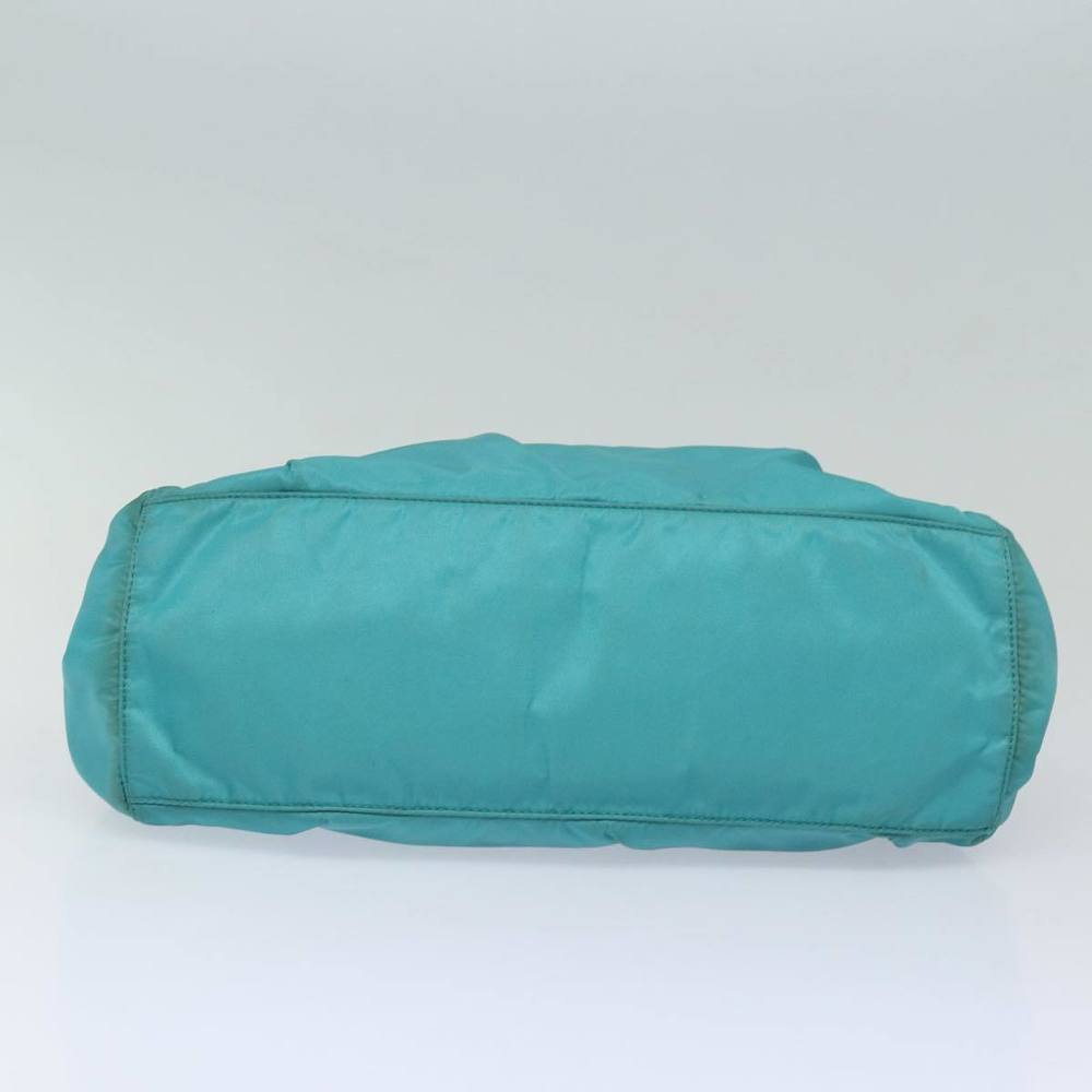 PRADA Hand Bag Nylon 2way Turquoise Blue Auth 83957 - Picture 10 of 16